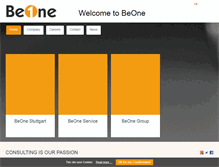 Tablet Screenshot of beone-group.com